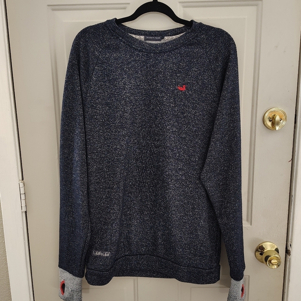 Southern Marsh Blue Terry Sweatshirt  XL With Thumbholes Soft